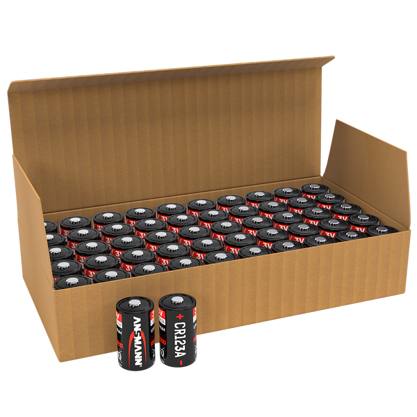 Ansmann Bulk CR123A Batteries | Box of 50