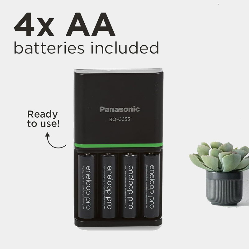 Panasonic Eneloop SmartPlus Charger including  4 x Eneloop Pro 2500mAh AA Batteries, Image 5