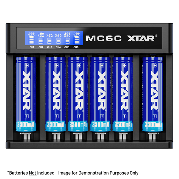 Xtar MC6C USB Battery Charger for Li-ion Batteries, Main image