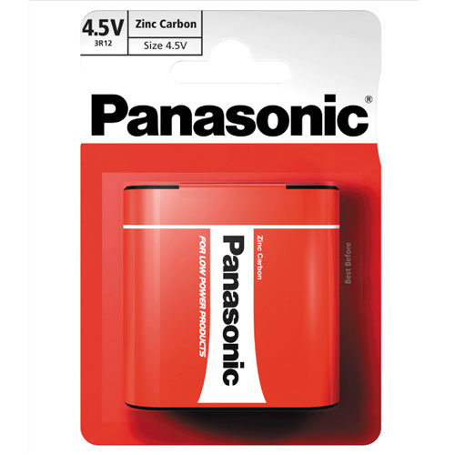 Panasonic Zinc 3LR12 4.5V Battery | 1 Pack