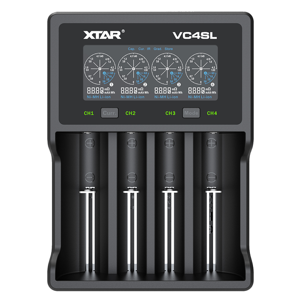 Xtar VC4SL USB Battery Charger for Li-Ion and NiMH Batteries, Main image