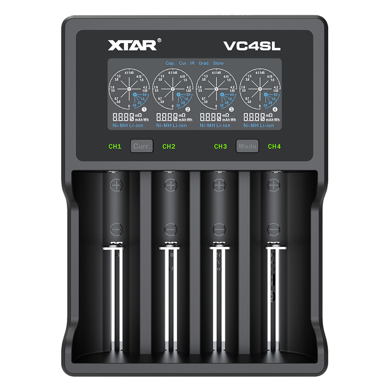 Xtar VC4SL USB Battery Charger for Li-Ion and NiMH Batteries, Main image