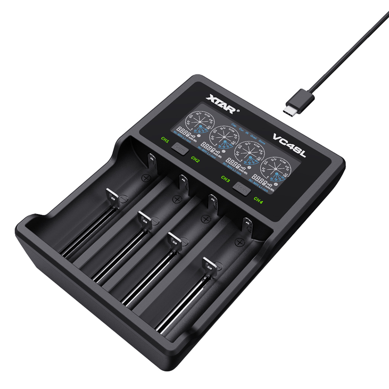 Xtar VC4SL USB Battery Charger for Li-Ion and NiMH Batteries, Image 3