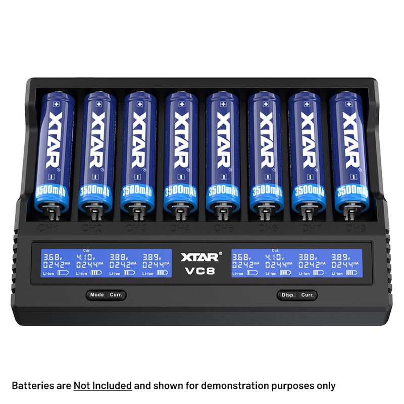 Xtar VC8 Fast USB Battery Charger for Li-ion Batteries, Image 2