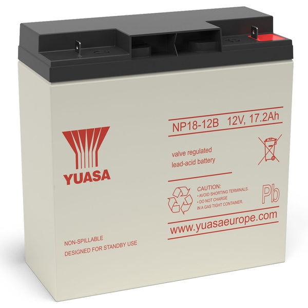 Yuasa NP18-12B VRLA Sealed Lead Acid Battery | 1 Pack, Main image