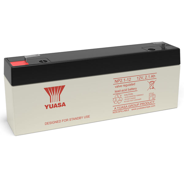 Yuasa NP2.1-12 VRLA Sealed Lead Acid Battery | 1 Pack, Main image