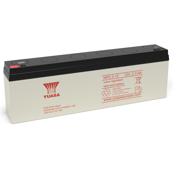 Yuasa NP2.3-12 VRLA Sealed Lead Acid Battery | 1 Pack, Main image