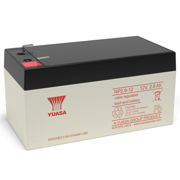 Yuasa NP2.8-12 VRLA Sealed Lead Acid Battery | 1 Pack, Main image