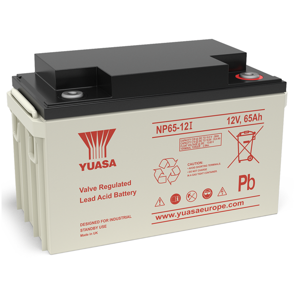 Yuasa NP65-12 VRLA Sealed Lead Acid Battery | 1 Pack, Main image