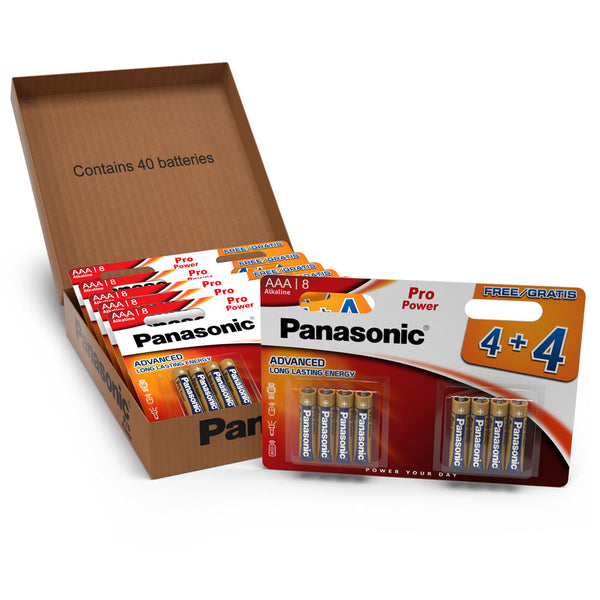 Panasonic Pro Power AAA LR03 Batteries | 40 Pack
