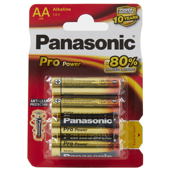 Panasonic Pro Power AA LR6 Batteries | 4 Pack, Main image