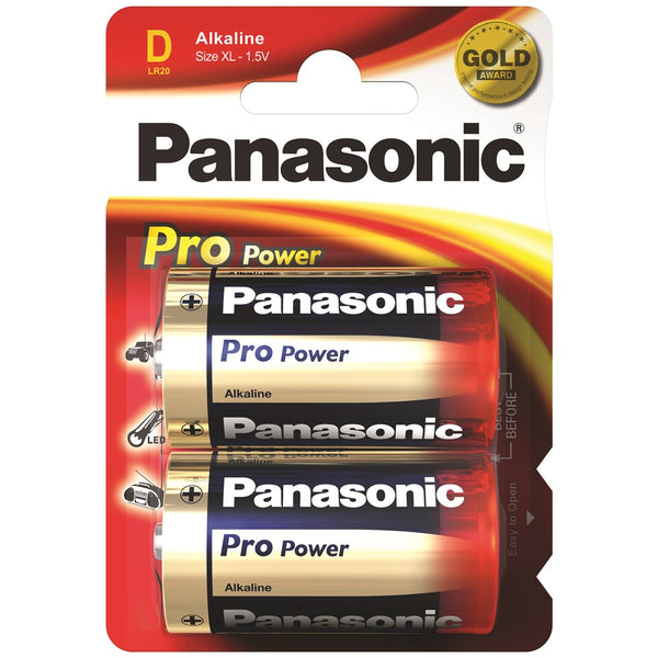 Panasonic Pro Power D LR20 Batteries | 2 Pack