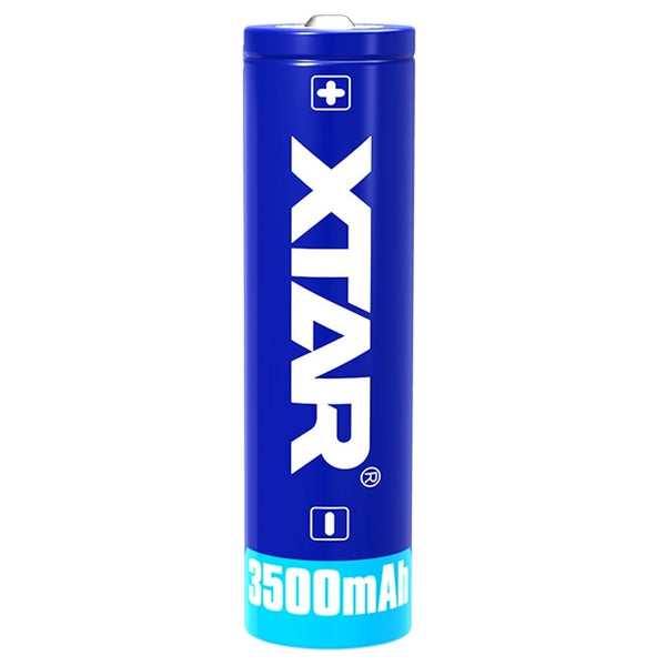 Xtar 18650 3.6V/3.7V LED Flashlight 3500mAh Button-Top Rechargeable Battery, Main image