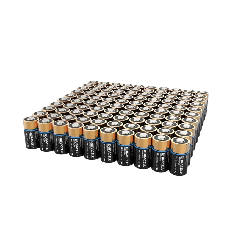 10 Piles Lithium 3V Duracell CR123